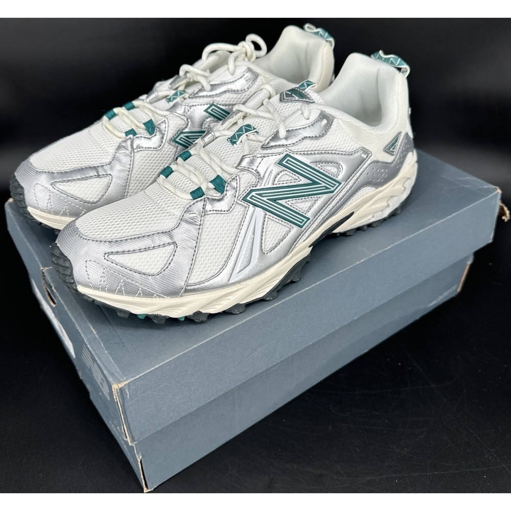 New Balance Shoe Mens US 12 Green Gray Hiking Trail Active SNEAKERS ML610TAE